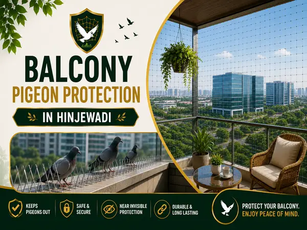 Balcony Pigeon Protection in Hinjewadi
